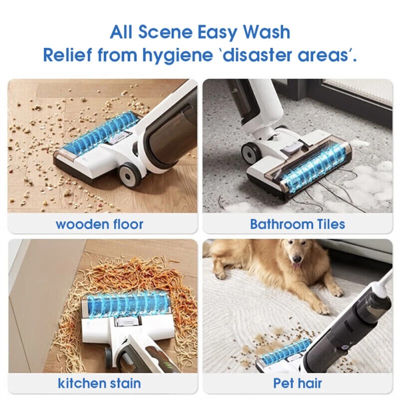 NovuLife CL2001 älykäs akkukäyttöinen kaupallinen märkä- ja kuivaimuri elektrolysoidulla vedellä