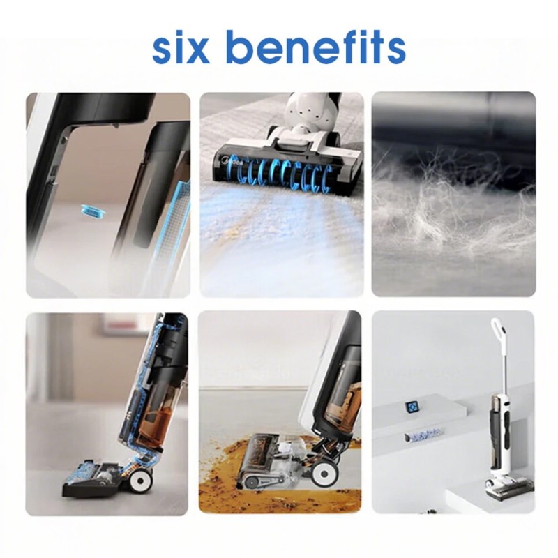 NovuLife CL2001 älykäs akkukäyttöinen kaupallinen märkä- ja kuivaimuri elektrolysoidulla vedellä