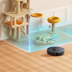 Honiture V8 Pro robotti-imuri ja moppi 5000Pa lidar-navigointi sovellusohjaus