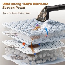 NovuLife C988 kolmitoiminen höyry- ja imurointilaite 1650W 15kPa lemmikkiystävällinen