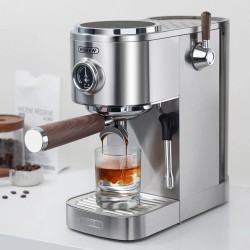 HiBREW H13 kaksoiskattila-espressokeitin 20 baarin kosketusnäytöllä PID-säädöllä ja kylmäuutolla