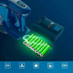 INSE S6 johdoton pölynimuri harjaton 23 kPa imuteho 45 minuuttia akku LED-valo