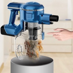 INSE S6 johdoton pölynimuri harjaton 23 kPa imuteho 45 minuuttia akku LED-valo