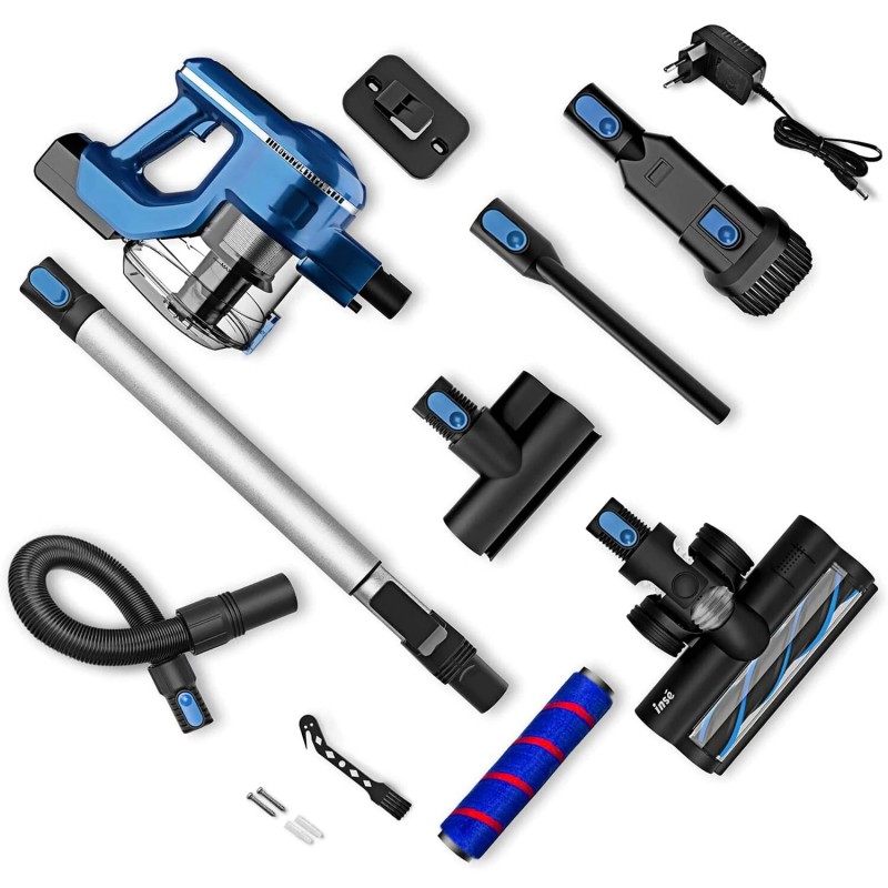 INSE S6 johdoton pölynimuri harjaton 23 kPa imuteho 45 minuuttia akku LED-valo