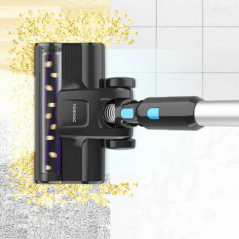 Johdoton TASVAC S8 pölynimuri 23 kPa imuteholla pestävällä HEPA-suodattimella sopii perheille ja autoihin