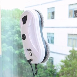 LIECTROUX YW610 robotti-ikkunanpesuri 9,3 cm kompakti runko vesisuihku tekoälyinen pyyhintäjärjestelmä putoamissuoja