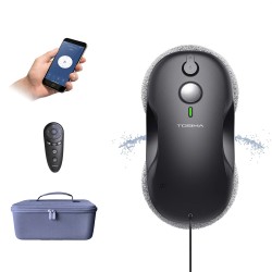 TOSIMA W3 ikkunanpesurobotti 3800PA imuteho kaksisuuntainen vesiruisku 80 ml vesisäiliö