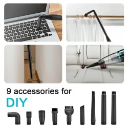 INSE R3S johdollinen monikäyttöinen pölynimuri tehokas 400W 16kPa kevyt