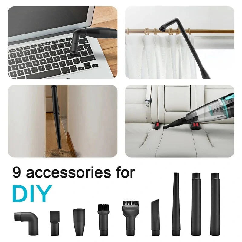 INSE R3S johdollinen monikäyttöinen pölynimuri tehokas 400W 16kPa kevyt