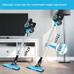 INSE Yisora N3 langaton ultrakevyt kolmitoiminen pölynimuri seinätelineellä 40 minuutin käyttöaika 17 kPa imuteho