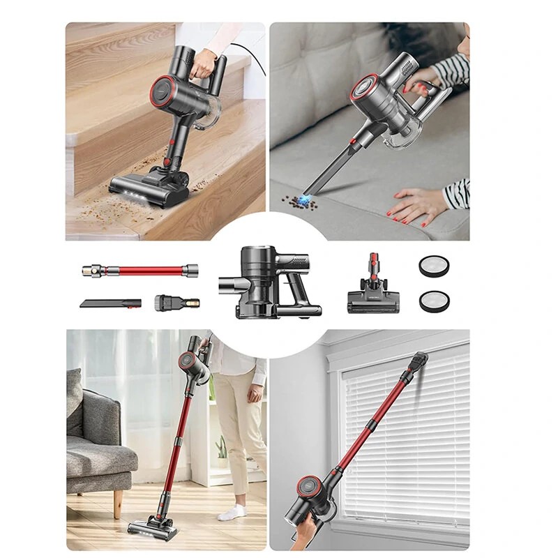 INSE YISORA I8 langallinen pölynimuri imuteho 23 kPa 6 metrin johto kevyt