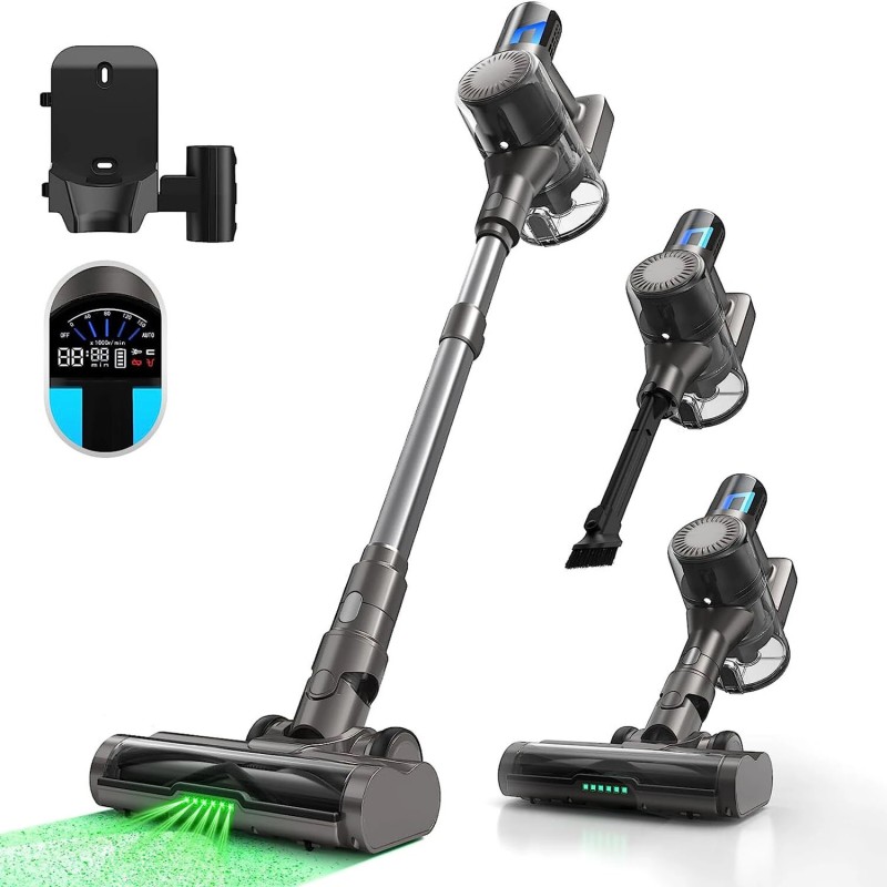 MOOSOO TD1 Mate johdoton pölynimuri 30kPa 420W 45min kevyt LED näyttö