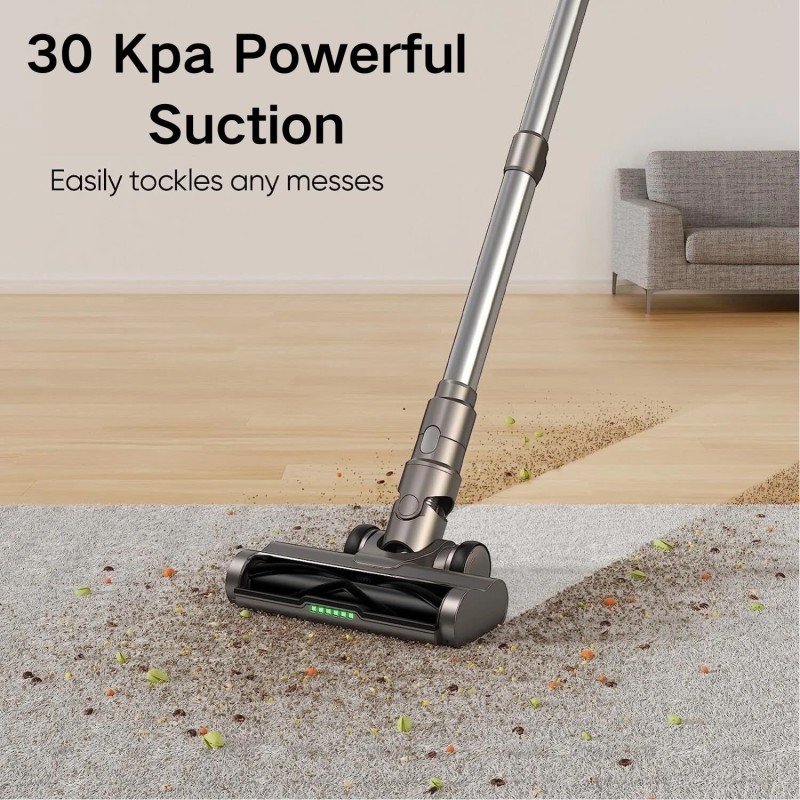 MOOSOO TD1-Mate johdoton pölynimuri 30kPa 420W 45min kevyt LED-näyttö