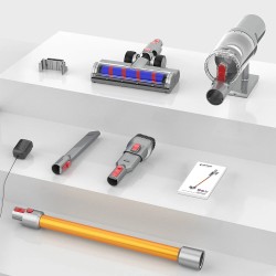 LIECTROUX i10 langaton sauvaimuri 27000Pa vahva imu 45min akku pölyntunnistus värikosketusnäyttö