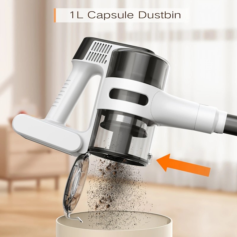 MOOSOO S5 Mate langaton kevyt sauvaimuri 18 kPa 55 min 1 l pölysäiliö