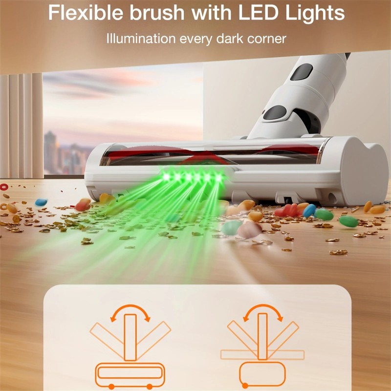 MOOSOO S5 Mate langaton kevyt sauvaimuri 18 kPa 55 min 1 l pölysäiliö