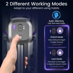 INSE YOMA S11PRO langaton sauvapölynimuri 350 W harjaton moottori 28 kPa imuteholla 50 minuutin akunkestolla