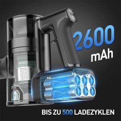 Teendow P11PRO langaton pölynimuri 2300Pa harjaton tehokas imu sohvalle lattialle autoon