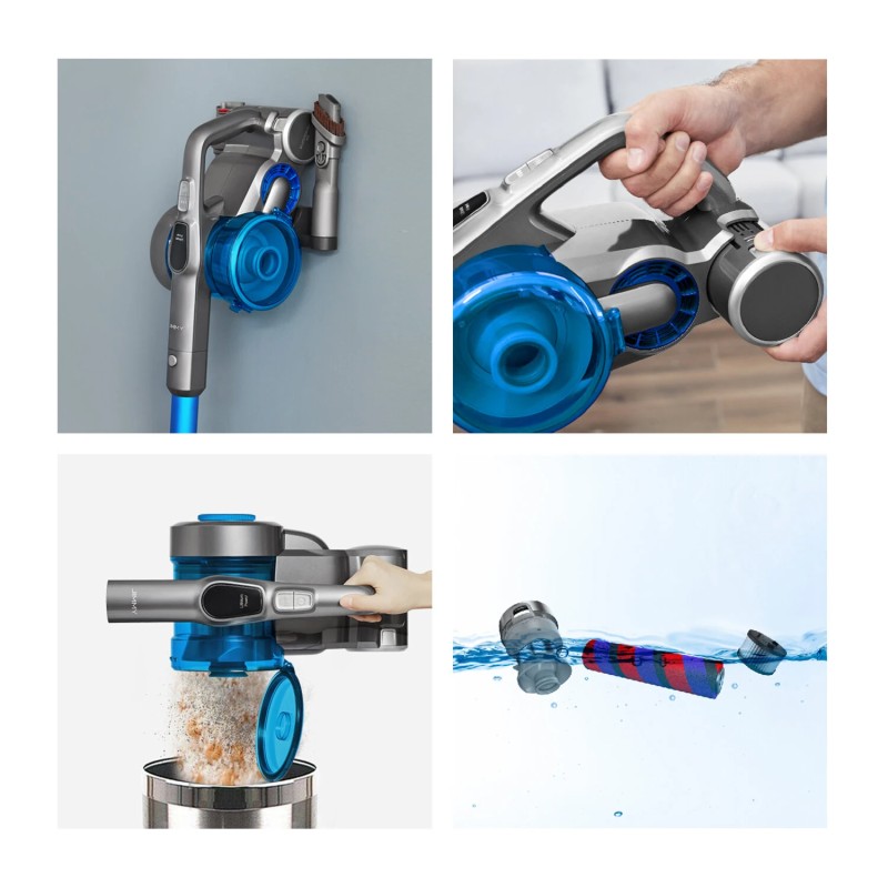 JIMMY JV85 johdoton kaksitoiminen pölynimuri älykkäällä LED-näytöllä ja 0,6 l pölysäiliöllä