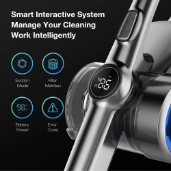 JIMMY H8 johdoton pölynimuri 160AW 60 minuutin akunkesto 4-tilaa LED-näyttö