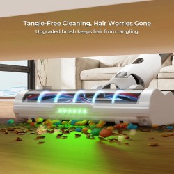 MOOSOO S5 langaton varsi-imuri 20 kPa imuteho 55 minuutin akunkesto pestävä HEPA matalamelu