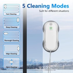 Tosima W5 ikkunanpesurobotti älykkäällä navigoinnilla ja kolminkertaisella turvalla