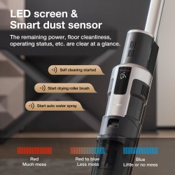 JIMMY HW9 Pro Max johdoton 460 watin pölynimuri kaksitoiminen käsikäyttöinen lattianpesuri itsepuhdistuva