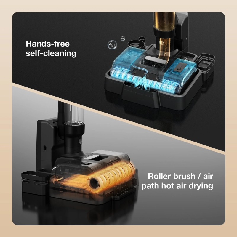 JIMMY HW9 Pro Max johdoton 460 watin pölynimuri kaksitoiminen käsikäyttöinen lattianpesuri itsepuhdistuva