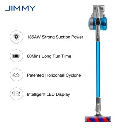 Jimmy JV85 langaton monitoiminen kädessä pidettävä pölynimuri älykäs LED-näyttö 0,6 l pölysäiliöllä