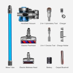 Jimmy JV85 langaton monitoiminen kädessä pidettävä pölynimuri älykäs LED-näyttö 0,6 l pölysäiliöllä