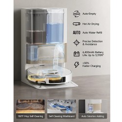 DREAME X40 Ultra Complete robotti-imuri 12000Pa imuteho irrotettava nostettava moppijärjestelmä