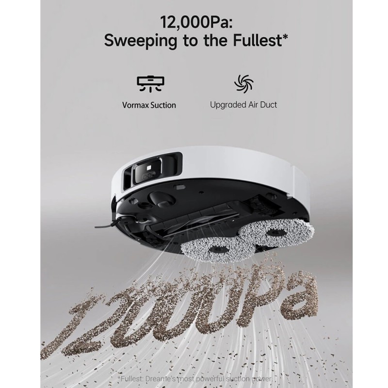 DREAME X40 Ultra Complete robotti-imuri 12000Pa imuteho irrotettava nostettava moppijärjestelmä