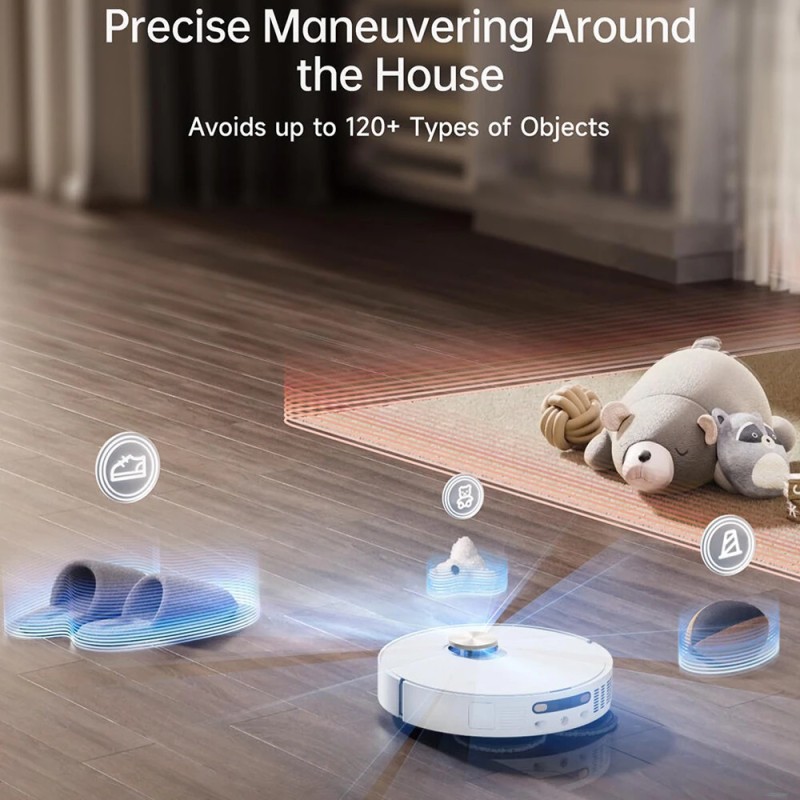 DREAME X40 Ultra Complete robotti-imuri 12000Pa imuteho irrotettava nostettava moppijärjestelmä