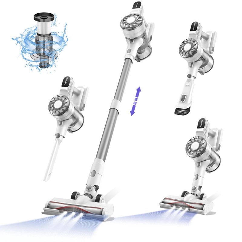 Teendow V08-Pro langaton imuri 25 kPa tehokas 6-toiminen kevyt