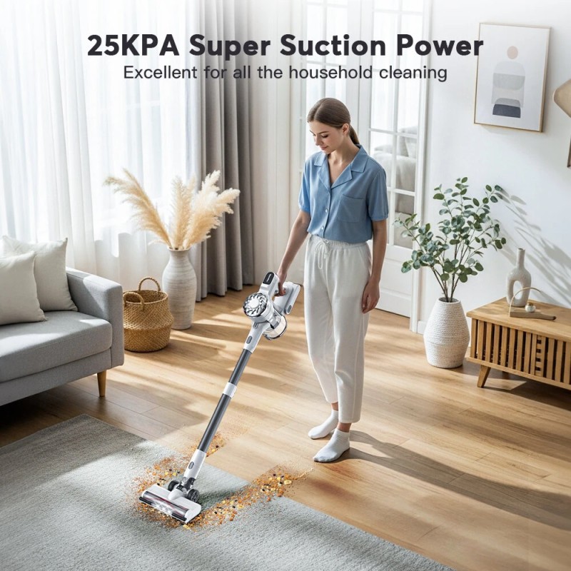 Teendow V08-Pro langaton imuri 25 kPa tehokas 6-toiminen kevyt