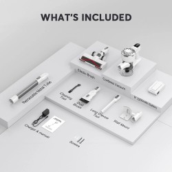 Teendow V08-Pro langaton imuri 25 kPa tehokas 6-toiminen kevyt