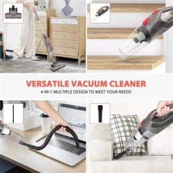 MOOSOO LT450 johdollinen pölynimuri 15 kPa imuteho 0,8 litran pölysäiliö nelivaiheinen suodatus itsenäinen puhdistustoiminto