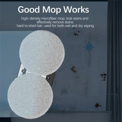 JUSTBUY W11 sähköinen älykäs ikkunanpesurobotti kauko-ohjauksella automaattinen lasinpesuri lasiseinille