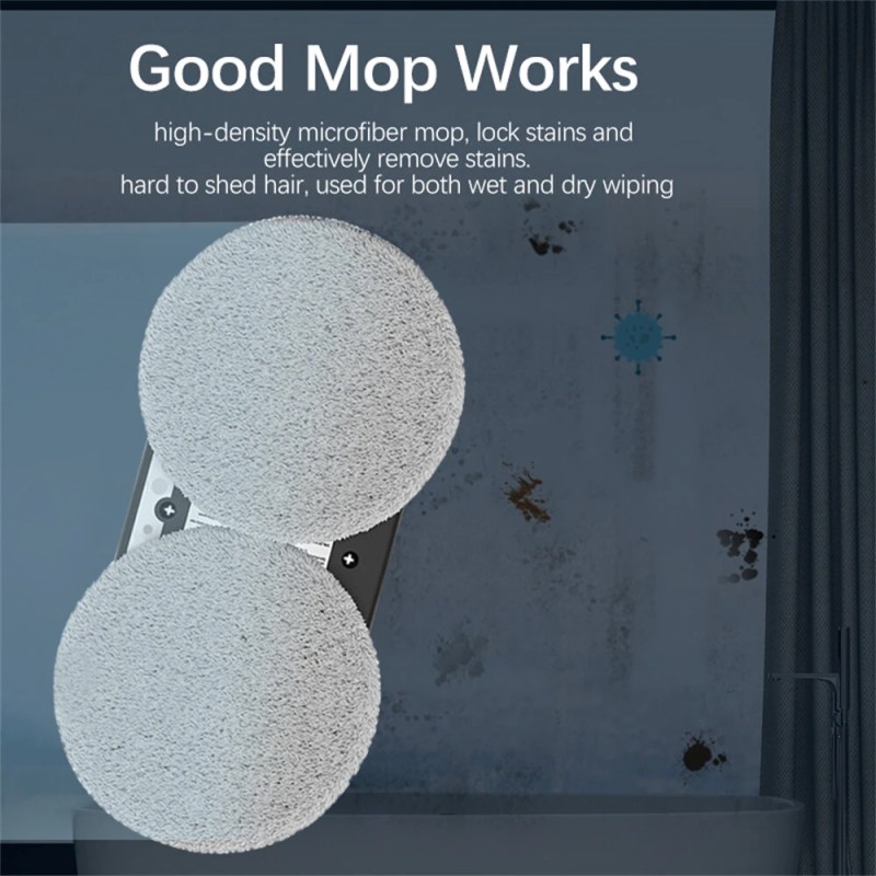 JUSTBUY W11 sähköinen älykäs ikkunanpesurobotti kauko-ohjauksella automaattinen lasinpesuri lasiseinille