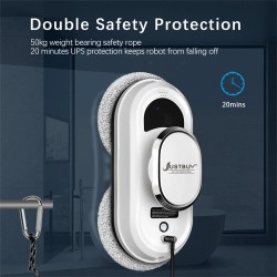 JUSTBUY W11 sähköinen älykäs ikkunanpesurobotti kauko-ohjauksella automaattinen lasinpesuri lasiseinille