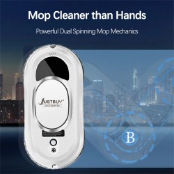 JUSTBUY W11 sähköinen älykäs ikkunanpesurobotti kauko-ohjauksella automaattinen lasinpesuri lasiseinille
