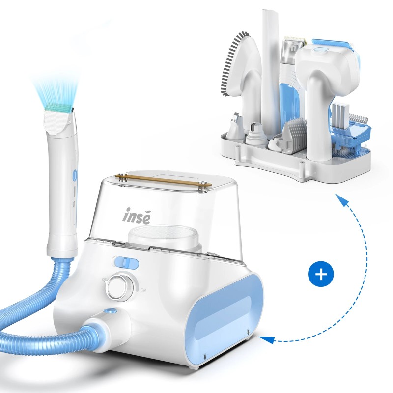 INSE P30 lemmikkien trimmausimuri 4,5 litran pölysäiliö hiljainen monitoiminen suodatusjärjestelmä