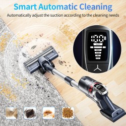 INSE UMLO V16 langaton pölynimuri 500 W 33 kPa 60 min LED-näyttö