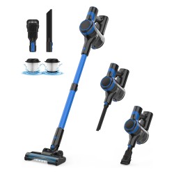 INSE V50 johdoton sauvaimuri 6 in 1 kevyt akkuimuri mattoille ja koville lattioille