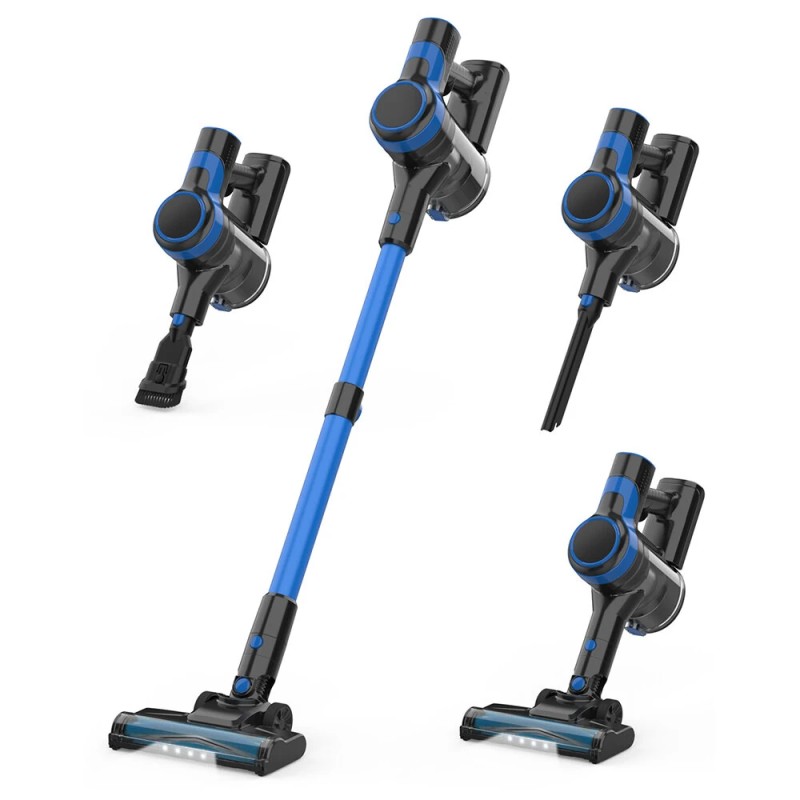 INSE V50 johdoton sauvaimuri 6-in-1 kevyt akkuimuri mattoille ja koville lattioille