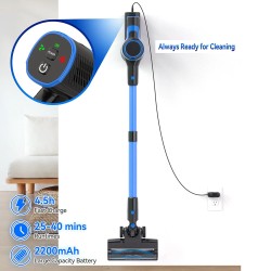 INSE V50 johdoton sauvaimuri 6-in-1 kevyt akkuimuri mattoille ja koville lattioille