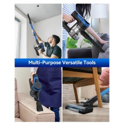 INSE V50 johdoton sauvaimuri 6-in-1 kevyt akkuimuri mattoille ja koville lattioille