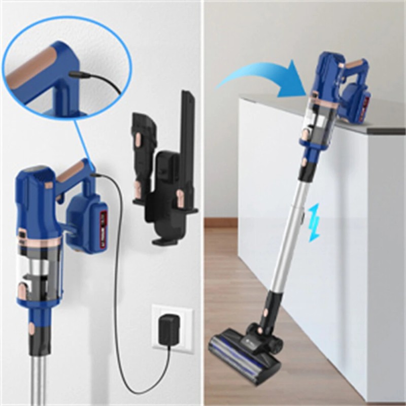 INSE UMLo V11 johdoton pölynimuri 300 watin 30 kPa imuteho 60 minuutin käyttöaika