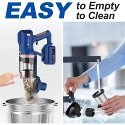 INSE UMLo V11 johdoton pölynimuri 300 watin 30 kPa imuteho 60 minuutin käyttöaika