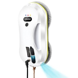 PuRuiKai robotti-ikkunanpesuri 2800Pa imuteho automaattinen vesisuihku kaukosäädin harjaton moottori turvajohto